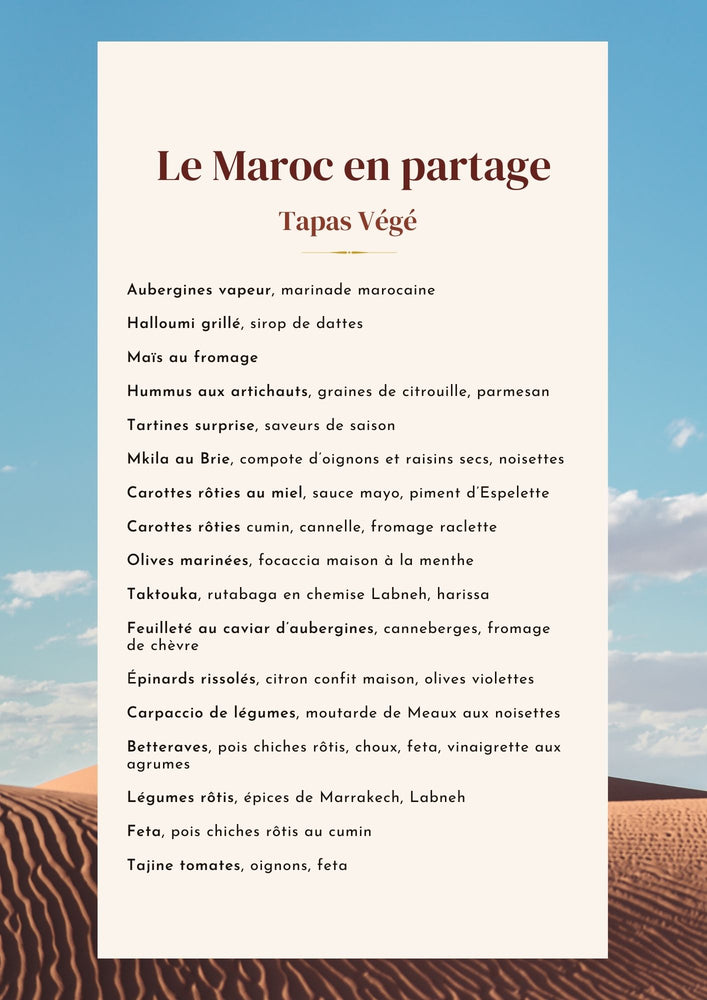 Voyage Nourriture Maroc